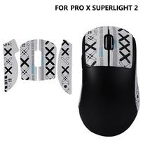Neslystanti pelės lipdukas Sugeriantis prakaitą Rankenos juosta Logitech Gpw4, Pro X Superlight 2, Dex Žaidimų pelėms E-sporto žaidėjams as the picture gray