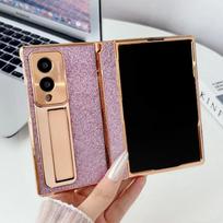 Galaxy Z Fold8 Case Full Cover Shockproof Flip Leather With Hidden Stand Sparkle Powder Finish Samsung Galaxy Z Fold 8 Ultra