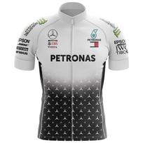 Didelė akcija dviratininko marškinėliai Petronas Formula 1 Vyriški trumparankoviai dviračių marškinėliai Viršus Dviratininko apranga Aero dviračių apranga Pro marškinėliai M gray