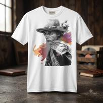 Bob Dylan Art T-Shirt, Men's and Women's Sizes Tee L gray