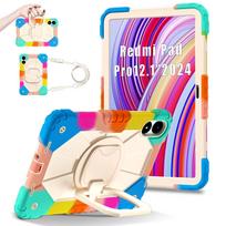 Tablet Case for Redmi Pad 2 11 Pro 12.1inch Tablets Cases Protector Silicone Cover for POCO Pad 12.1 Funda Redmi Pad SE 4G 8.7 blue