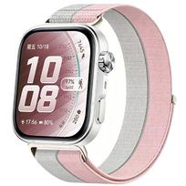 Official Nylon Braided Strap for Huawei Watch Fit 5/5 Pro Breathable Bracelet Watchband Huawei Watch Fit 4 Pro/4/3 Accessories Huawei Watch Fit 5 gray