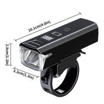 3000 liumenų dviračio lemputė 2000 mAh dviračio priekinis žibintas Power Bank žibintuvėlis vairas USB įkrovimas MTB dviračių plento akcentas juoda
