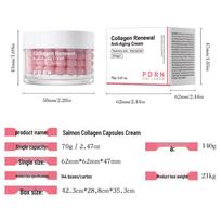 Cactus Pore Double Action Cream with Collagen Essence for Skincare Aminocaproic Acid and Nicotinamide Capsule Cream white