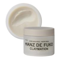 Hanz Fuko Claymation Super High Hold Finish Clay de Matte Wax white