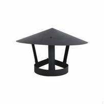 Židinio kaminas kepurė, 304 nerūdijančio plieno, Vėjui atspari, Vandeniui atspari 125mm 125mm gray