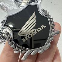 Honda Motociklo Dekoratyvinis Emblema, 3D Metalinė Skydo Lipdukas su Sparno Logotipu, Universali Automobilio/Motociklo Išorės Apdaila