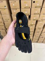 Vibram padu moteriški penkių pirštų šokių, jogos, pilateso, atskirų pirštų patalpų sportiniai bateliai 37 black