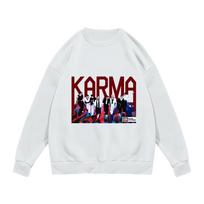 Stray Kids KARMA 4th Album Sweatshirt Kpop Merchandise Unisex Casual Long Sleeve Pullover Fan Apparel Fashion Oversized Crewneck Tops L brown