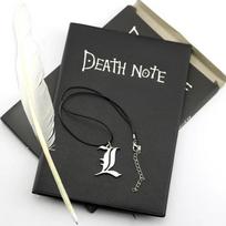 A5 Anime Death Note Sąsiuvinių Rinkinys Odinis Žurnalas Kolekcionuojamas Death Note Sąsiuvinis Mokyklinis Didelis Anime Tematikos Rašymo Žurnalas black