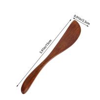 1 Pcs Wooden Marmalade Knife Japan Butter Spatula Dinner Knives Thick Wooden Handle Knife Style Cheese Cutter Kitchen Tool Gadgets 1 brown