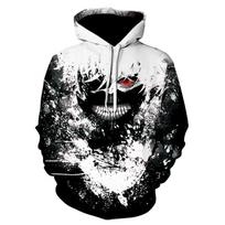 Tokyo Ghoul vyriški ir moteriški megztiniai rudens nauji megztiniai berniukams ir merginoms Japoniški anime megztiniai megztiniai paltai XXXL gray
