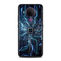 Mobiliojo telefono dėklas, skirtas Nokia 7.2 G10 5.4 5.3 3.4 8.3 1.4 2.4 X10 X20 XR20 Black Soft Shell silikoninis dangtelis retro fotoaparato žaidimas Nokia 8.3 5G