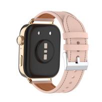 Dirželis, skirtas Huawei Watch Fit 3 SmartWatch apyrankės pakeičiama apyrankė retro tikros odos apyrankė For huawei watch Fit3 rožinė