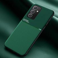 Šarvuotas neslystantis silikoninis dėklas, skirtas Samsung Galaxy A15 A25 A35 A55 A05 A14 A24 A34 A54 5G, su įmontuotu automobilio laikikliu, magnetiniu smūgiams atspariu laikiklio dangteliu For Galaxy A55 5G žalia