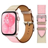 Odinis dirželis Huawei Watch Fit 4 Pro apyrankei, išmaniojo laikrodžio pakaitinis sportinis apyrankė, retro apyrankė, correa Huawei Fit 4 3 2 1 priedai For huawei Fit 2 pink