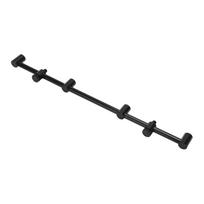 Meškerės stovas-stovas Aliuminio lydinio meškerės stovas Skersinis laikiklis 4 galvutės 45cm black