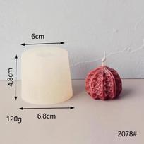 Riešuto Rankų darbo Kūrybinės formos Žvakių forma Modeliavimas Maisto Silikonas Pasidaryk pats Kvapnių Amatų Forma Priedai Dovanos Dekoracija MOLDS gray