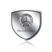 1 vnt. 3D metalinis automobilio durų skydo emblema automobilio kėbulo ženklelis lipdukas Mercedes Benz W247 W212 W213 W205 AMG W177 V177 W176 GLA GLC X253 W166 benz balta