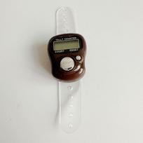 Pirštų kompasas LED elektroninis rankinis skaičiuotuvas Clicker skaičiuotuvas žiedas kava