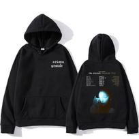 Ariana Grande The Eternal Sunshine Tour 2025 Grafiniai gobtuvai Vyriški Moteriški Mados Ilgomis Rankovėmis Streetwear Vilnos Oversized Gobtuvas M black