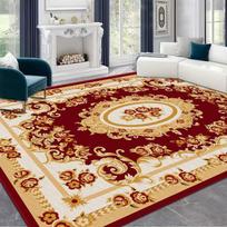 Bohemian Retro Carpet - Easy To Clean Sofa Coffee Table Mat for Living Room Bedroom Anti-Slip Floor Decor with Vintage Pattern 40x60cm white