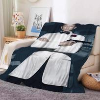 Britų legenda J-James B-Bond 007 Antklodė Šilta Ir Minkšta Tinka Miegamajam Svetainei Sofa-lova Biurui Kelionėms Stovyklavimui 40x50in