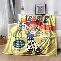1 vnt. Žaislų istorija Jessie Kaubojė Mėtymo pledas Minkštas ir jaukus Dovana draugams, „Disney Pixar“ filmų gerbėjams Puikiai tinka lovai, sofai, automobiliui, kelionėms, stovyklavimui 150cmx200cm gray