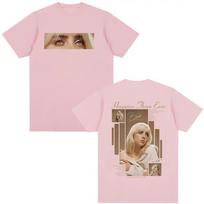 Billie Eilish Hit Me Hard and Soft Albumo Plakatas Grafinis Spaudinys Marškinėliai Vyrams Moterims Madingi Medvilniniai Marškinėliai Y2k Mada Per dideli Viršutiniai Drabužiai S white