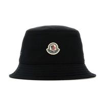 Moncler Bucket Hat Logo Patch 3B00034 57843 999 3B00034 57843 999 black