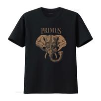Medvilninis T-shirt Primus Steampunk Dramblio Dizainas Les Claypool Larry LaLonde Tim Alexander vintage Skalbtas Kvėpuojantis Laisvalaikio L black