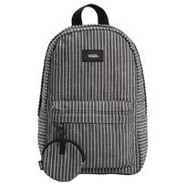 Vans Old Skool Minimalist Large Capacity Detachable Coin Purse Cotton Backpack Mini Unisex Backpacks White Black VN000Q9AYB2 White & Black gray