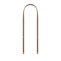 Reguliuojamas dėklas Magnetinis telefono dirželis nuo praradimo Austas telefono dėklas per petį Patvarus kaklo dirželis iPhone 17/Air/17 Pro Max ruda