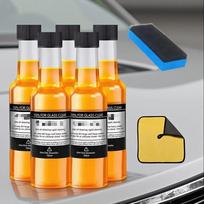 Automobilio priekinio stiklo alyvos plėvelės valiklis: Ilgalaikė apsauga automobilių stiklams su kempinėle orange