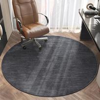 Miegamojo apvalus grindų kilimėlis atsparus nešvarumams apvalus kilimas biuro kompiuterio žaidimų pasukama kėdė supamasis stalas mokymosi taburetė po stalu 60cm gray