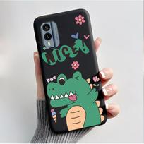 Printed Phone Case For Nokia X30 5G Fundas Capa Soft Silicone Black Shell Cover Cute Flower Cartoon Casing Coque Nokia X30 black