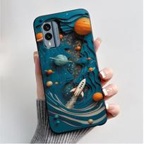 Printed Phone Case For Nokia X30 5G Fundas Capa Soft Silicone Black Shell Cover Cute Flower Cartoon Casing Coque Nokia X30