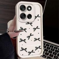 Telefono dėklas Moto G86 G56 Moto G56 G 86 Motorola MotoG56 MotoG86 Dėklas Minkštas Silikonas Madingas Kaspinas Taškeliai Spausdinimas Apsauginis Dangtelis Motorola Moto G56 gray
