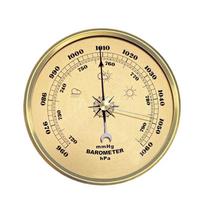 Elegantiškas barometras, temperatūros ir drėgmės matuokliai, orų prognozavimo įrankis, sieninis dekoras 990-1030hPa 960~990hPa beige