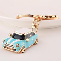 Mini Metalinis Automobilis Lydinio Raktų Pakabukas Raktų Žiedas Pakabukas Automobilio Modelis Raktų Grandinėlės Laikiklis Mini Cooper S JCW One Countryman Priedams beige