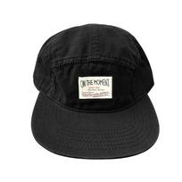 Retro japoniško stiliaus hiphopo kepurės 5 skydelių plokščiu krašteliu beisbolo kepurė Greitai džiūstanti kvėpuojanti apsauganti nuo saulės kepurė Unisex juoda