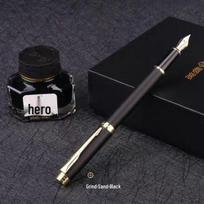 HERO 1505 Steel Pen Ink Set for Writing & Calligraphy - Ideal for Teachers, Students, and Business Gifting 0.5mm black