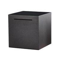Nerūdijančio plieno taupyklė, metalinė kiaulytė, kurią reikia sulaužyti, kad atidarytumėte, didelės talpos monetų ir grynųjų pinigų konteineris vaikams ir suaugusiems S juoda