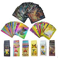 55 vnt. Pokemon kortų VSTAR GX EX VMAX MEGA TAG TEAM Energija Treneris Charizard Pikachu Retų Kolekcija Mūšio Korta I02 French - 55PCS auksas
