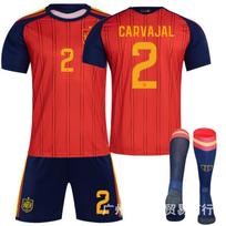 2627 Ispanijos namų stadionas Yamal Nr.. 19 Džersis Viljamsas Nr. 17 Pedri 20 Geriausias Futbolo Aprangos Kostiumas 16 red