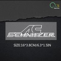 Automobilio stilius Automobilio vinilinė lipdukas AC Schnitzer Langas Automobilio kėbulas PVC Graviruotas lipdukas X1 X3 X5 X6 3 serijai 5 serijai 7 serijai 16x3.8cm