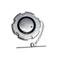 Mack 2-1/4” Aluminum Diesel Tank Cap, Lockable (Model 600135/91-8100/431084) Yes sidabras