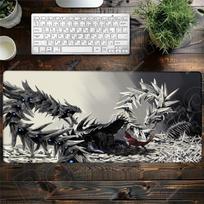 Mouse Pad XXL Non-Slip Rubber Game Monster Hunter Wilds Edge locking Playmat Gaming Accessories Computer Extended Desk Mat Rug 50cmx100cm(19.6x39.4inch)