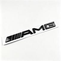 3D Metalinis AMG Emblema Automobilio Galinės Bagažinės Ženklelis Lipdukas Padangos Vožtuvas Mercedes Benz AMG E S C A B Klasės W204 W205 W203 W211 W212 CA1 black