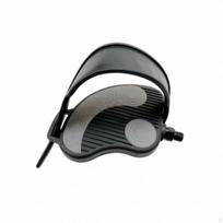 Bike Pedal with Toe Cage Anti-Slip Exercise Strap Wide Platform M14 Left gray